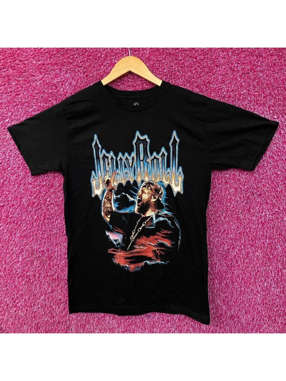 Jelly Roll Lightning Portrait T-Shirt Medium